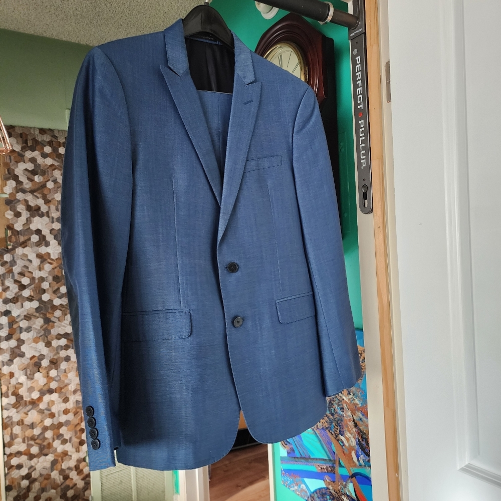 Calvin Klein custom tailored suit